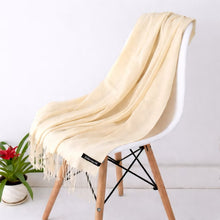 Load image into Gallery viewer, Embroidered Scarf with Embroidered Mini Tote Bag