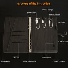 Load image into Gallery viewer, Planner with USB and Powerbank