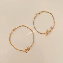 Load image into Gallery viewer, CUSTOMIZED 18K BRACELET