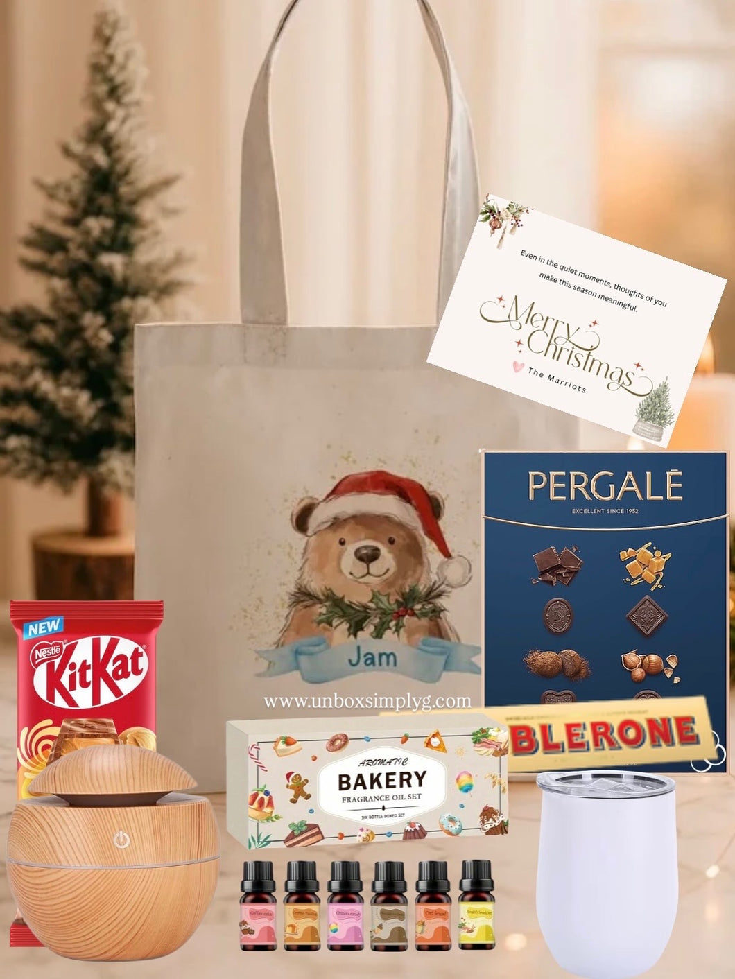 Warm Wishes Holiday Tote Set