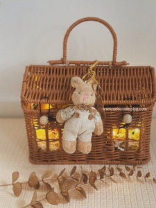 Christmas Wicker Home Basket