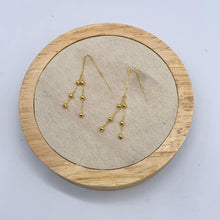 Load image into Gallery viewer, 18K Saudi Gold Dangling Earrings
