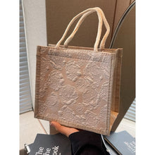 Load image into Gallery viewer, Embroidered Scarf with Embroidered Mini Tote Bag
