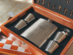 Chess | Hip Flask Set