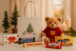 Christmas Hugs & Treats in a Tote