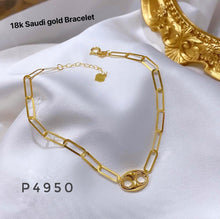 Load image into Gallery viewer, 18k saudi gold bracelet collection
