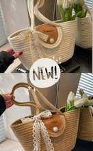 Load image into Gallery viewer, Woven Straw Bag
