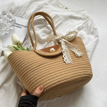 Load image into Gallery viewer, Woven Straw Bag
