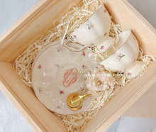 Load image into Gallery viewer, viera fleur tea cup set
