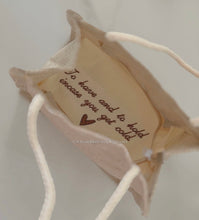 Load image into Gallery viewer, Embroidered Scarf with Embroidered Mini Tote Bag

