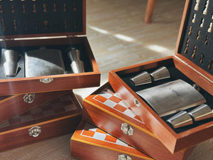 Chess | Hip Flask Set
