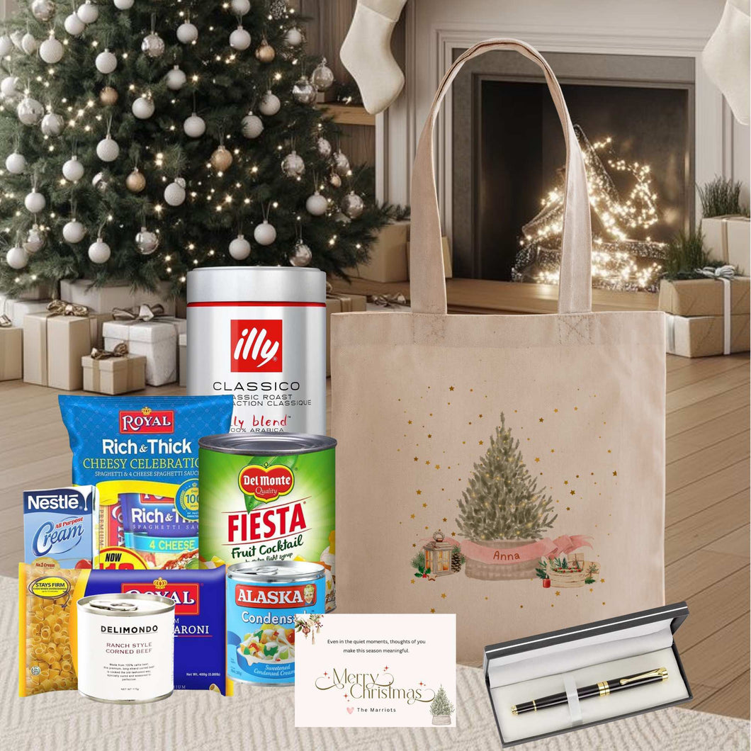 Holiday Hearth Tote Set