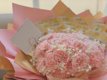 Load image into Gallery viewer, A Ten Thousand Fresh Flower Money Bouquet
