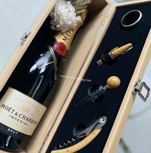 Load image into Gallery viewer, Moet Wooden Gift Set
