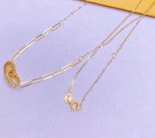 Load image into Gallery viewer, 18k Saudi Gold Minimalist Necklace

