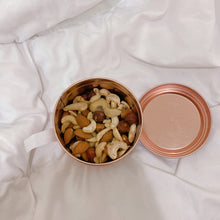 Load image into Gallery viewer, Mixed Nuts in Rose Gold Tin Can

