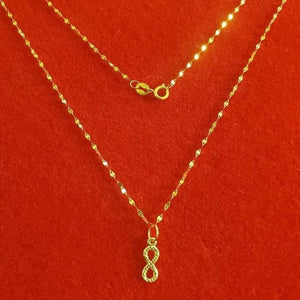 18k minimalist necklace (lightweight)