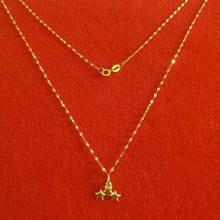 Load image into Gallery viewer, 18k minimalist necklace (lightweight)
