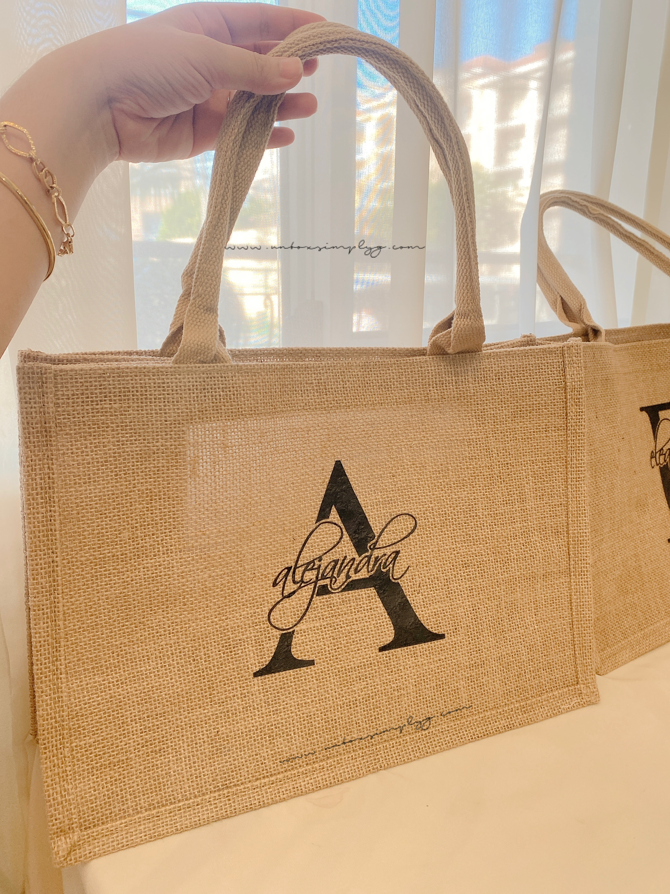 abaca bag customized