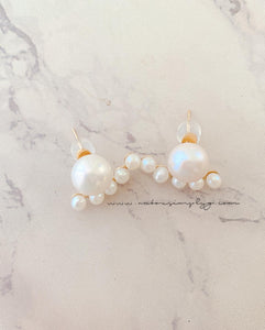18K Fresh Water Pearl Earrings