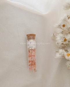 himalayan bath salt in a tube