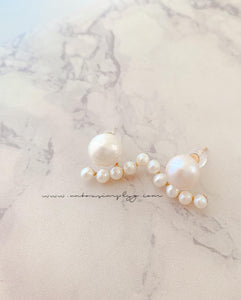 18K Fresh Water Pearl Earrings